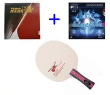 NITTAKU Violin Table tennis bat pingpong blade/Yasaka rakza7(Mark V, M2) Donic F1, S1 rubber for table tennis racket / racquet