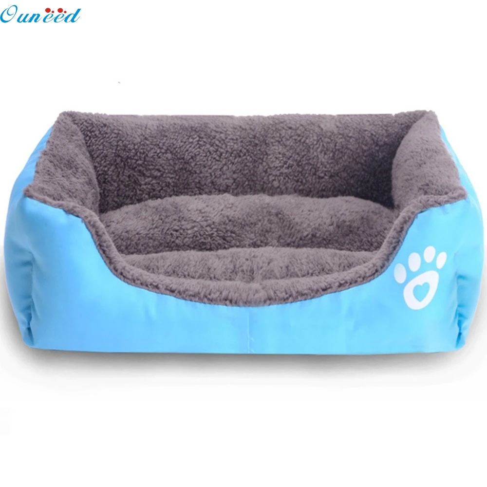 buy Ouneed home Soft Cat Bed Winter House for Cat Warm Cotton Dog Pet Products Mini Puppy Pet Dog Bed Soft Comfortable Pet Sofa