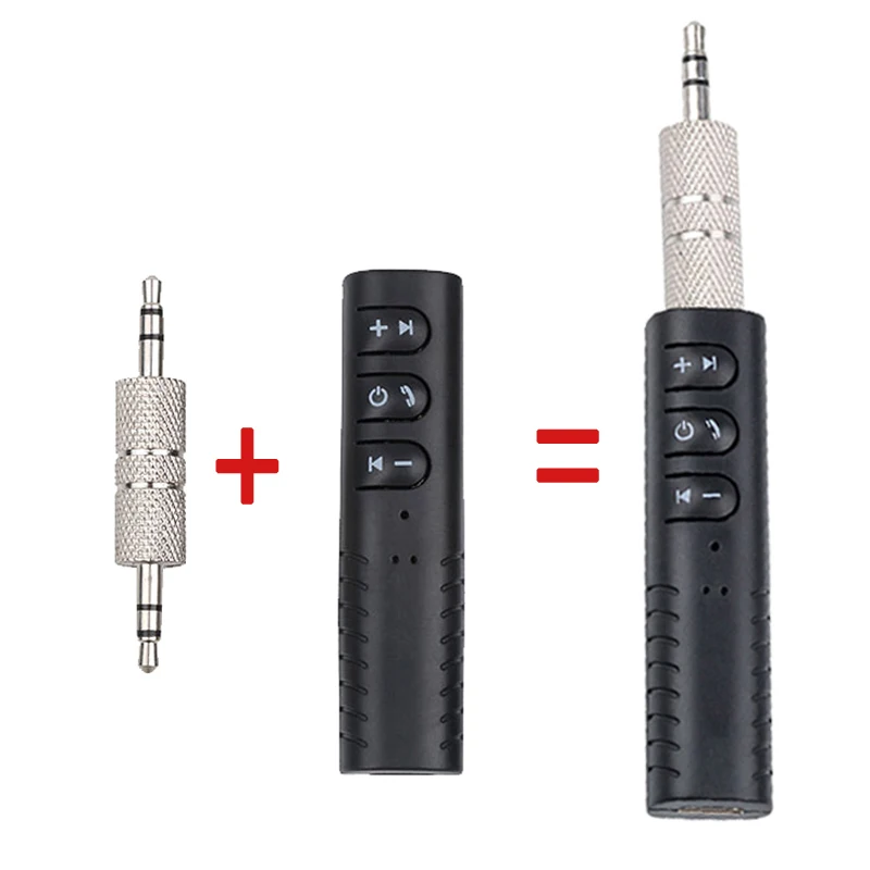 

Hot! Audio Music Adapter Wireless Receiver Car Kit Bluetooth 4.1 3.5mm Jack AUX For Speaker Headphone Headset For iOS Android