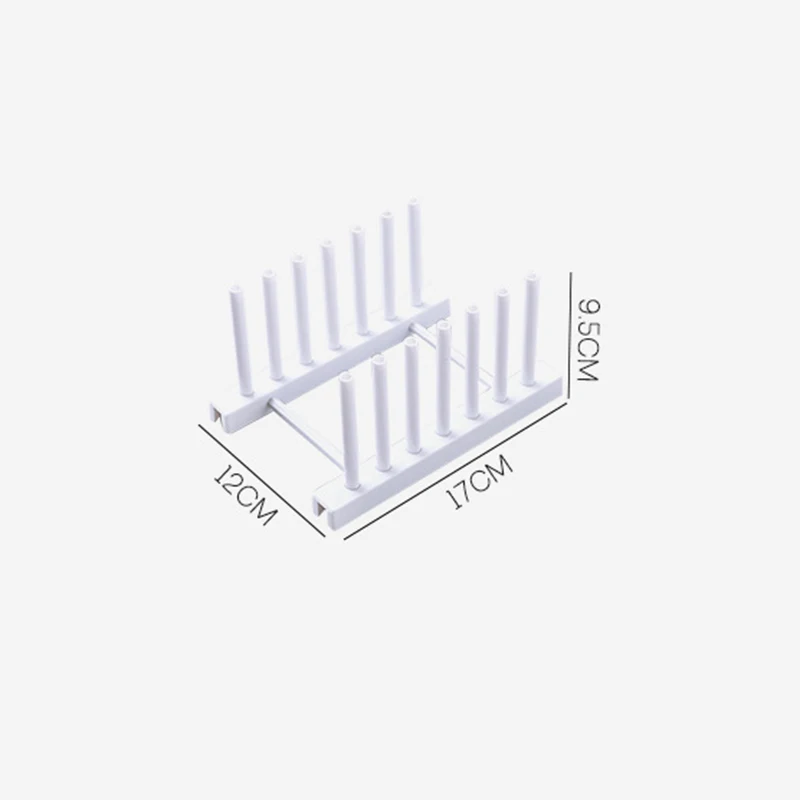 Пластиковая кухонная сушилка для посуды/сушилка для посуды 6 решеток, держатель для столовых приборов, кухонные принадлежности