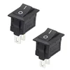 Alta calidad 5 unids/lote 2 Pin broche-en/posición Off encaje barco interruptor de botón de 12V/110V/250V T1405 P0.5 ► Foto 3/4