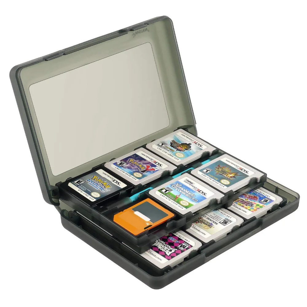 

AAAE 28 in 1 Game Memory Card Holder Game Card Case Box Cartridge Anti Dust Scratch Protect for Nintendo DS 3DS XL LL DSi MT