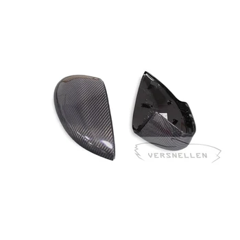 

TOP PU Protect Carbon Mirror Caps Replacement OEM Fitment Side Mirror Cover for Ford Fiesta MK7 2010-2016