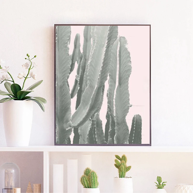 Contemporary Art Poster Bedroom Rose Gold Decor