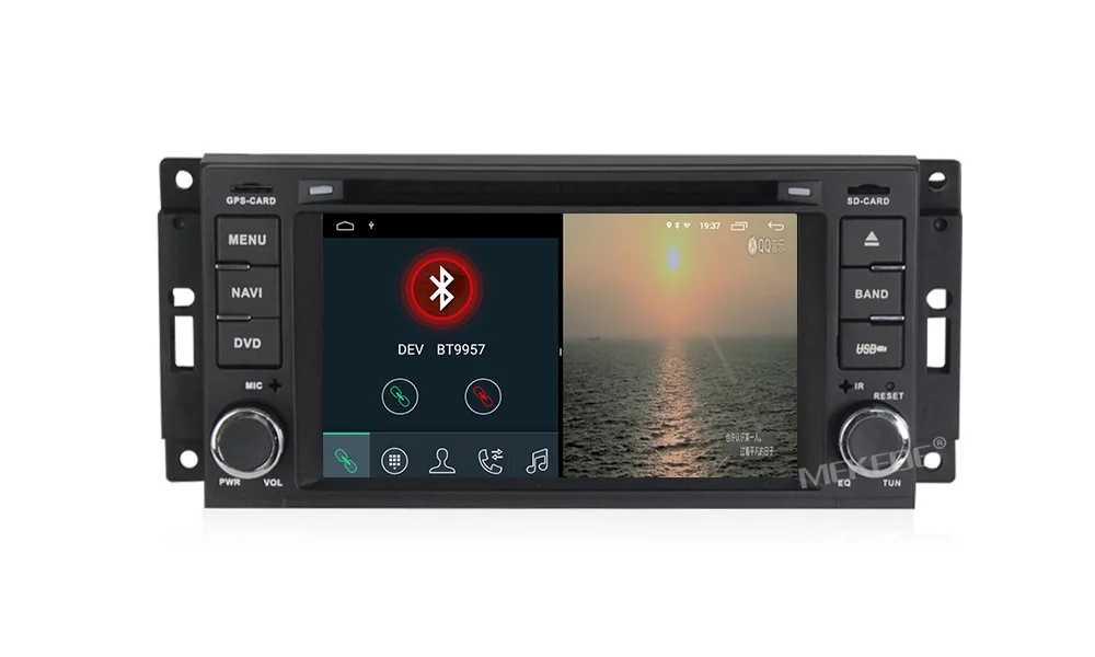 Excellent Mekede android 9.1 Car multimedia Player Navigation GPS DVD for Jeep Cherokee 2009 2008 2010 Wrangler with wifi bluetooth radio 20