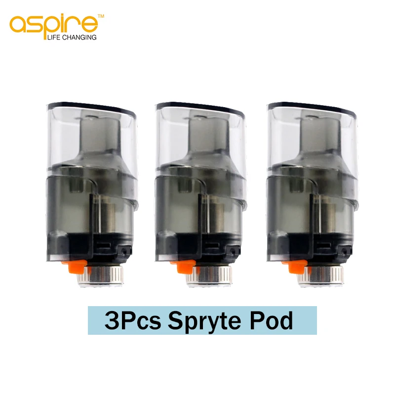 3 шт Aspire Spryte Pod Vape атомайзер 5 мл/2 мл TPD с BVC катушкой установленная электронная