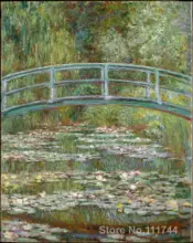 Art cadeau Un Nénuphar Étang Symphonie En Rose Claude Monet peintures À L’huile À La Main de Haute Qualité