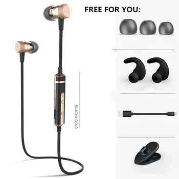 

H6 Brand Bluetooth Earphone Wireless Neckband Sport Running Headset Sweatproof With Mic for iphone xiaomi samsung MP3/4