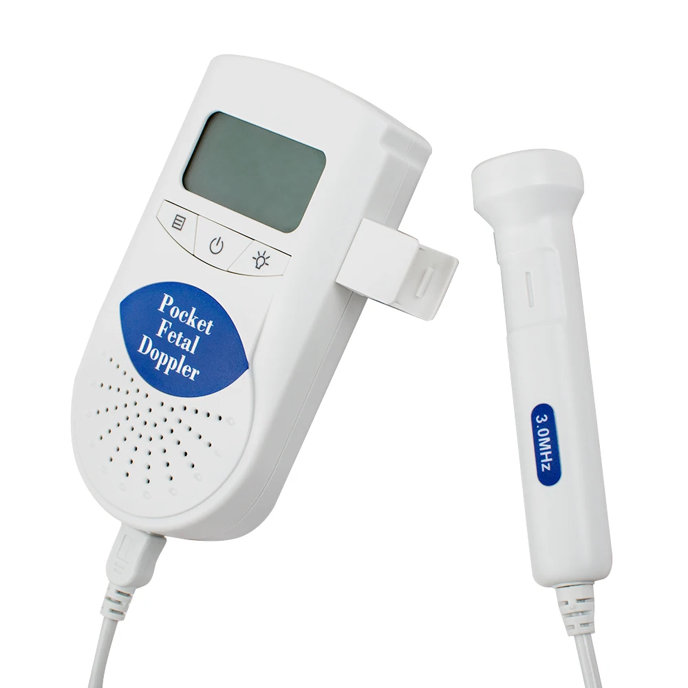 New Style Fetal Heart Doppler 3MHz Probe LCD Pocket
