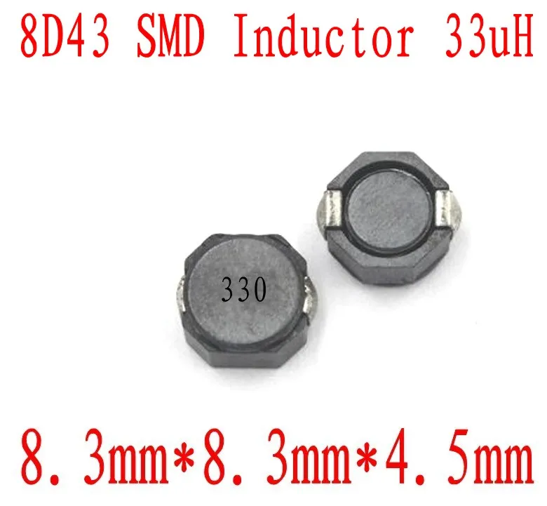 Новый SMD индуктор 8D43 33 uh чип индуктивность 8*8*4 5 мм CDRH защитная 500 шт.|Индукторы| |