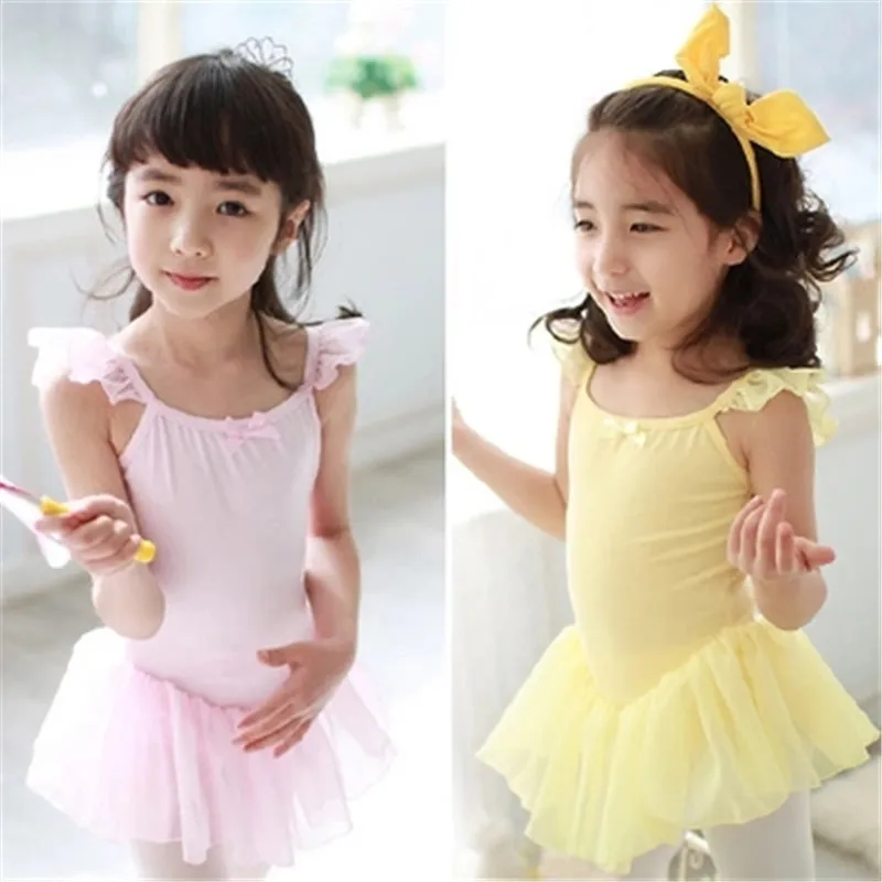 Girls Ballet Dress Dance Clothing Kids Ballet Dresses Leotard Dancewear