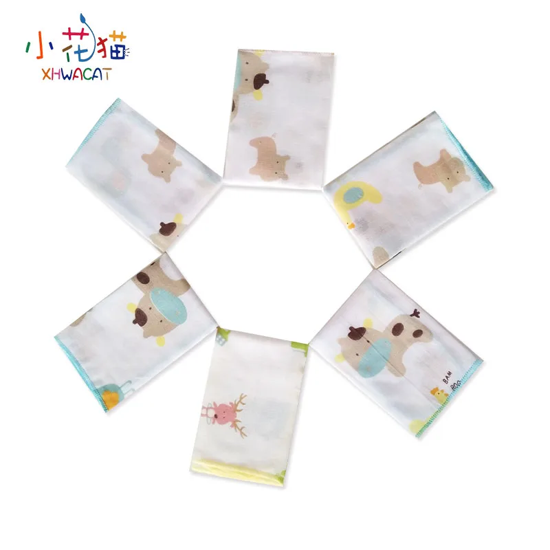 

6pcs/lot Newborn Baby Bibs Cotton Bandana Sweat Handkerchief Baby Feeding Spit Milk Mouth Scarf Kid Wipe Baby Towel Accessories