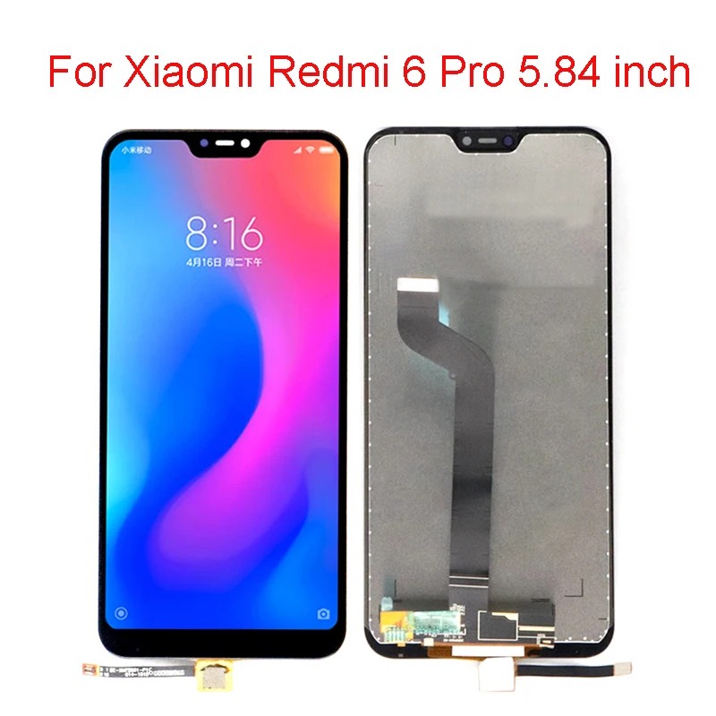 5 84 &quotдля Xiaomi Redmi 6 Pro 6Pro ЖК-дисплей кодирующий преобразователь сенсорного экрана в