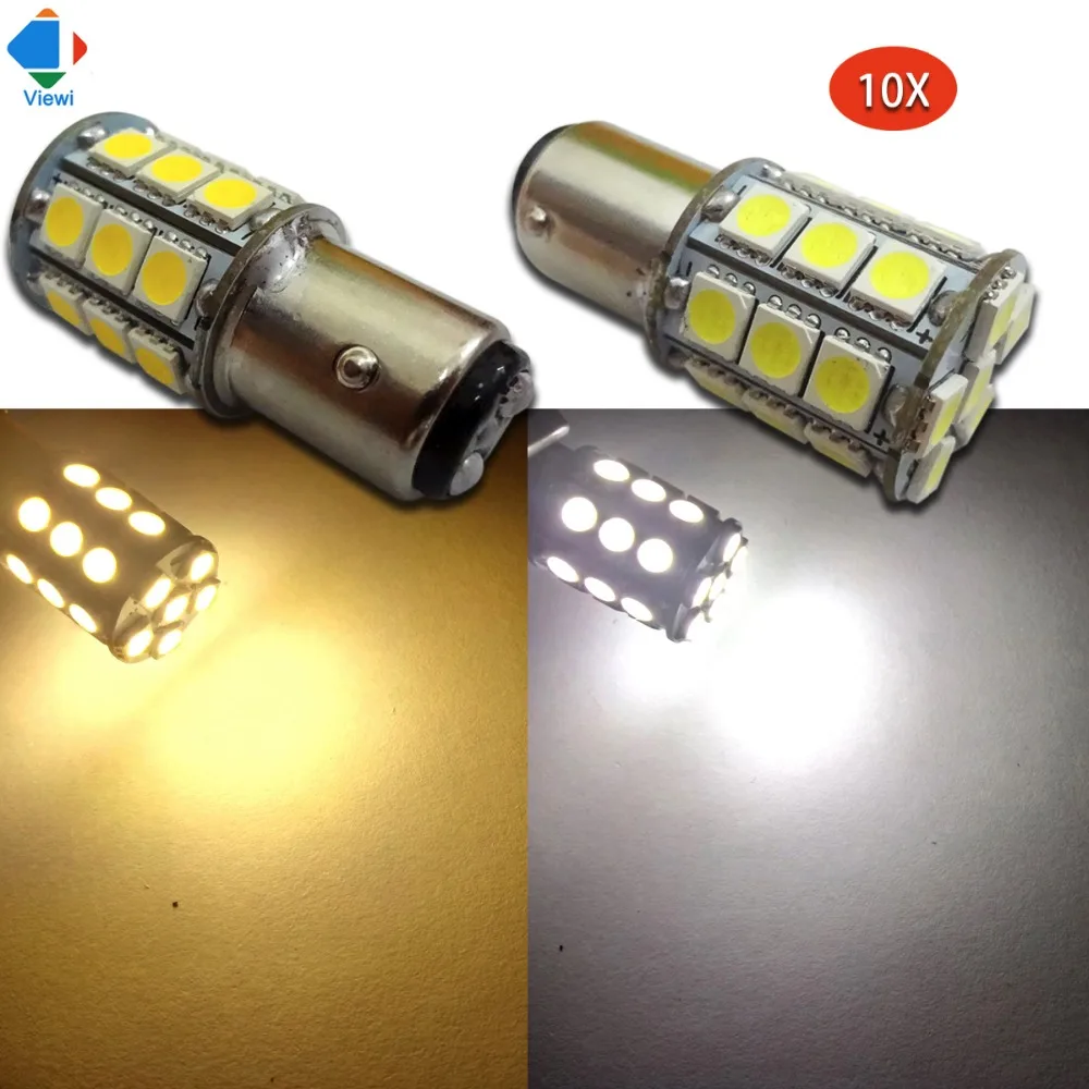 Сверхъяркая Автомобильная поворосветильник лампа Viewi 10x1157 DC 12 В s smd 5050 27