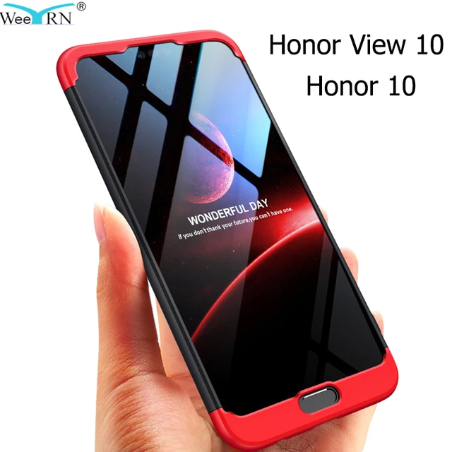 Best Price 3-in-1 Plastic Hard 360 Full Protect Case FOR Huawei Honor View 10 / Honor 10  Cover Anti-Shock Fully PC Case Honor View 10