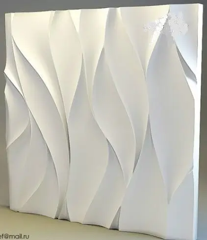 

Plastic molds 3D plastic decorative wall panels Wind Price for 1pcs size 500x500x30mm NEW Design 2017 year