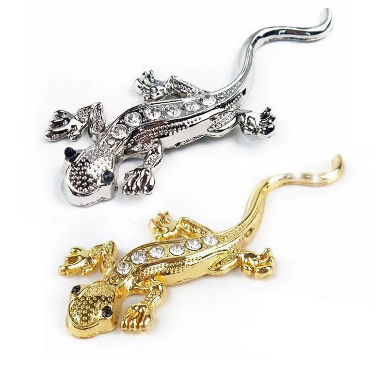 

Diamond House Lizard Car Sticker Automobile Accessories Metal Car