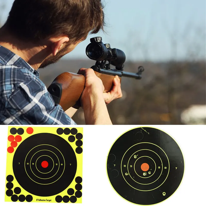 

Paper Target Shooting Target Shotgun Outdoor Target Stickers Yellow Paper Economic Archery