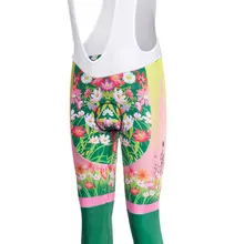 Miloto Для женщин цветок Coolmax гелевая накладка Велоспорт комбинезон MTB велосипедные штаны шоссейные велосипеды комбинезон Ropa Ciclismo Велосипедная форма