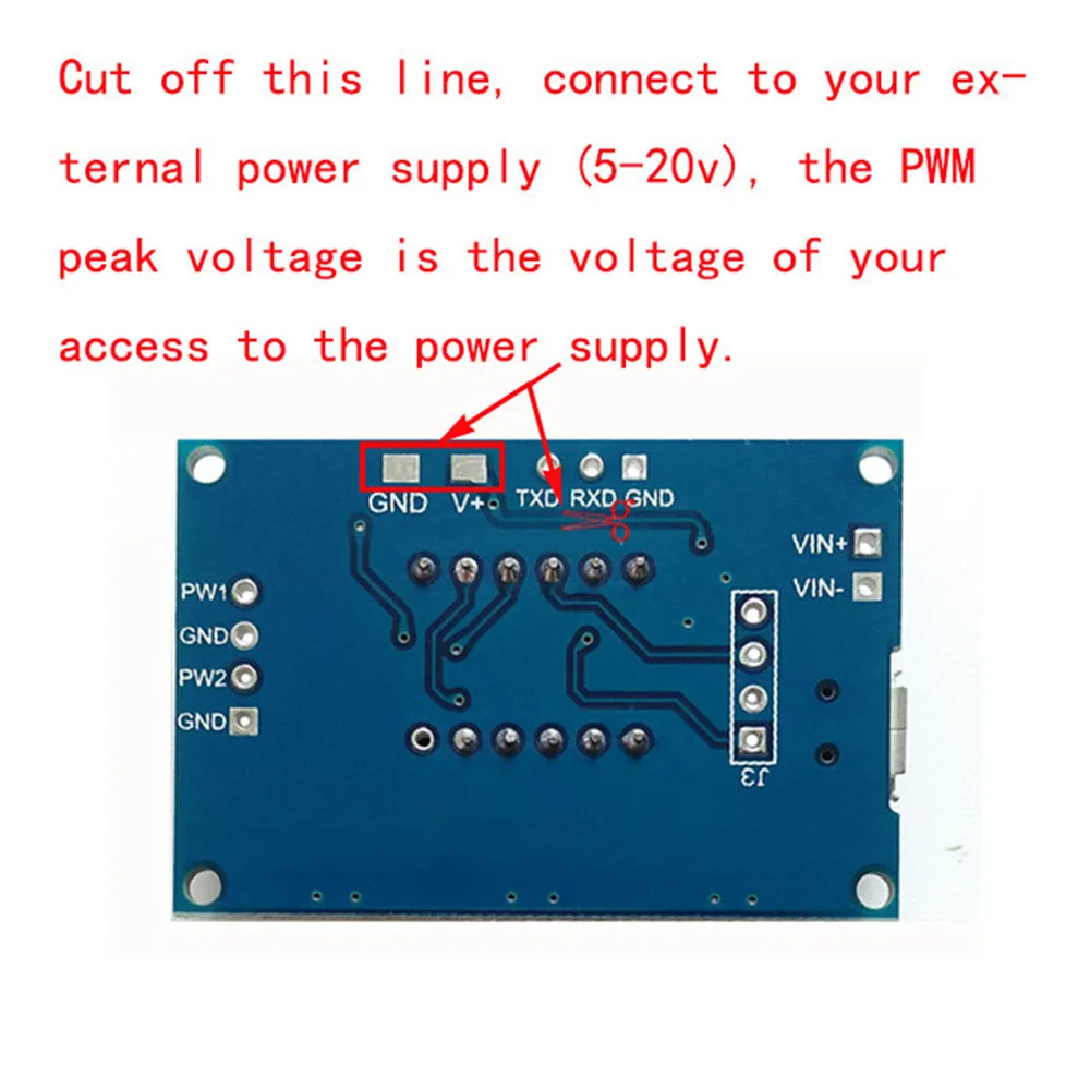 DC 5-30V Micro USB 5V power независимый pwm генератор сигналов 2 канала двойной способ цифровой светодиодный Рабочий цикл частота импульса доска