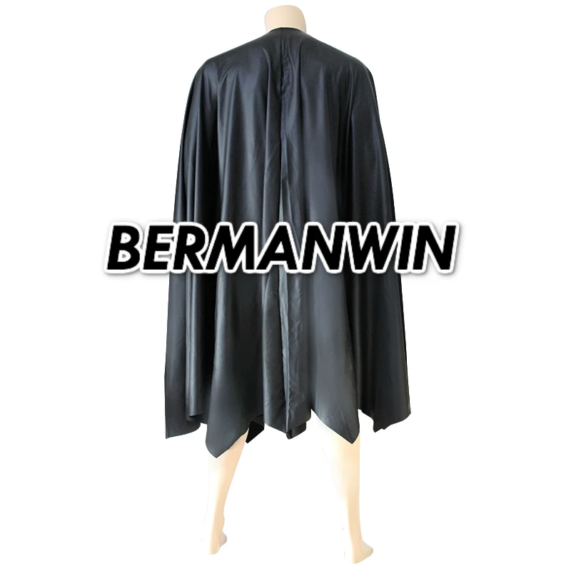 BERMANWIN, Высококачественная большая накидка Бэтмена, черный костюм Бэтмена, плащ Бэтмена