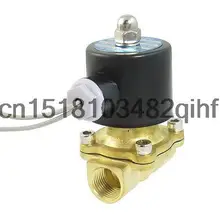 DC 24 В 2 Порты и разъёмы 2 Way 1/" PT внутренняя резьба Пневматический Электрический электромагнитный клапан