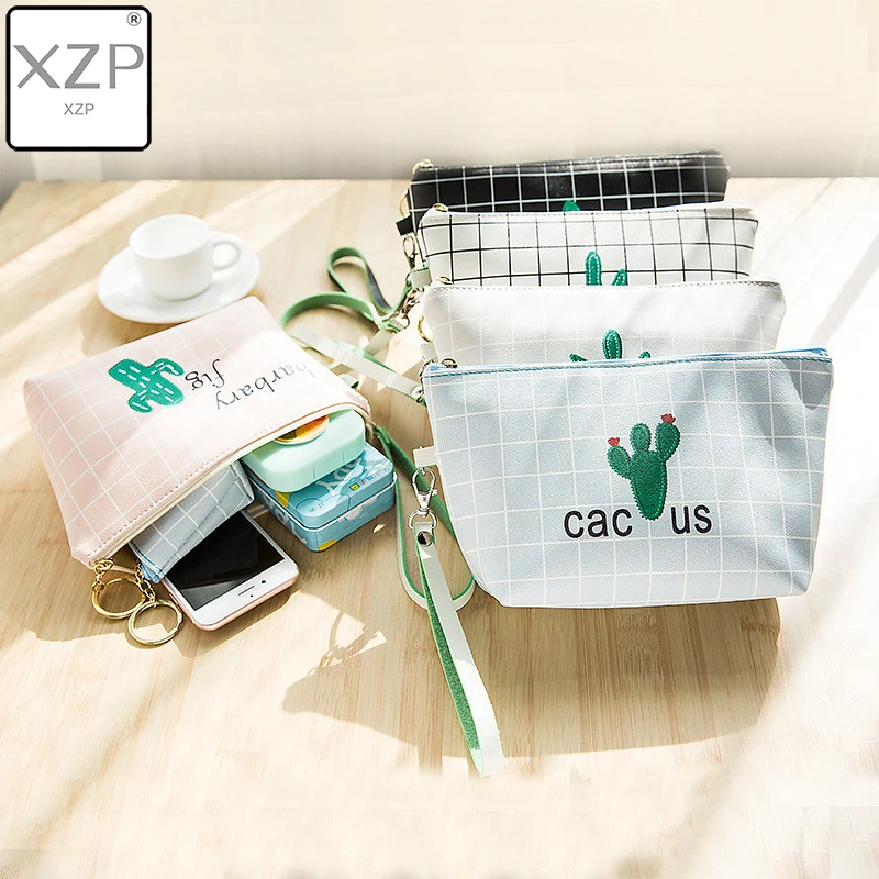 XZP Cute Portable Travel Cosmetic Bag Women Make Up Bag Zipper Makeup Organizer Plant Storage Pouch Toiletry Wash Beauty Box XZP Cute Portable Travel Cosmetic Bag Women Make Up Bag Zipper Makeup Organizer Plant Storage Pouch Toiletry Wash Beauty Box