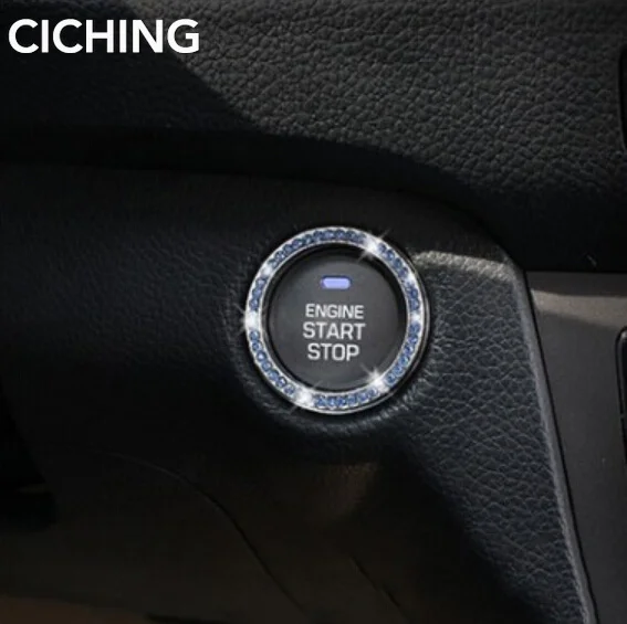 Автомобильный Стайлинг Кристальный автомобильный двигатель старт стоп