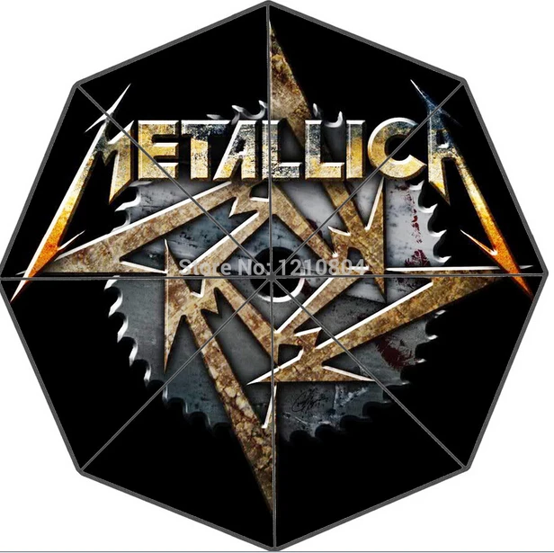 Бесплатная доставка музыкальная группа Metallica пользовательские зонтик на