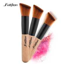 Fulljion 1pcs High Quality Powder brush Wooden Handle Multi Function Makeup Brushes Foundation Women Make up