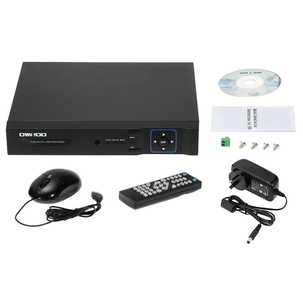 8-канальный Onvif 1080P NVR AHD DVR 5в1 охранный видео рекордер Система видеонаблюдения P2P Сетевая безопасность телефон контроль движения Обнаружение