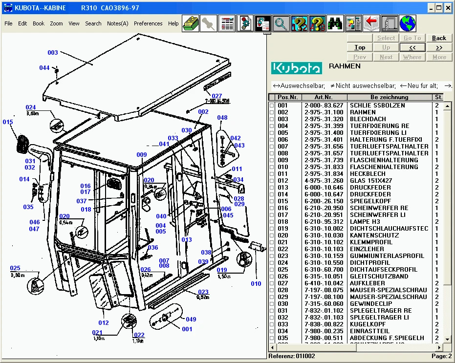 Каталог запчастей Kubota pare 2006|ПО| |