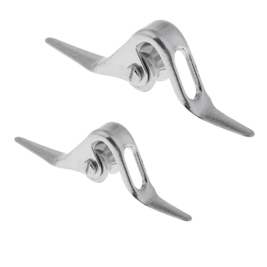 Stainless Steel Big Foot Roller Guides Ball-Bearing Roller Guides for Boat Trolling Fishing S/M Sizes