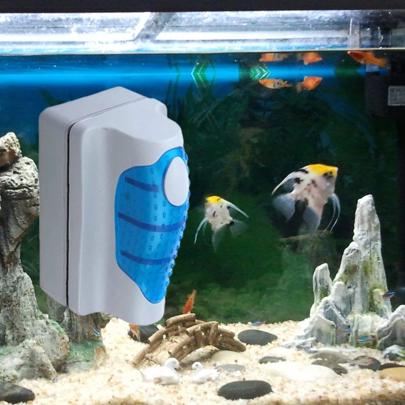 Aquarium Fish Tank Glass Algae Scrubber Wipe Scraper Cleaner Float Brushin Sponges