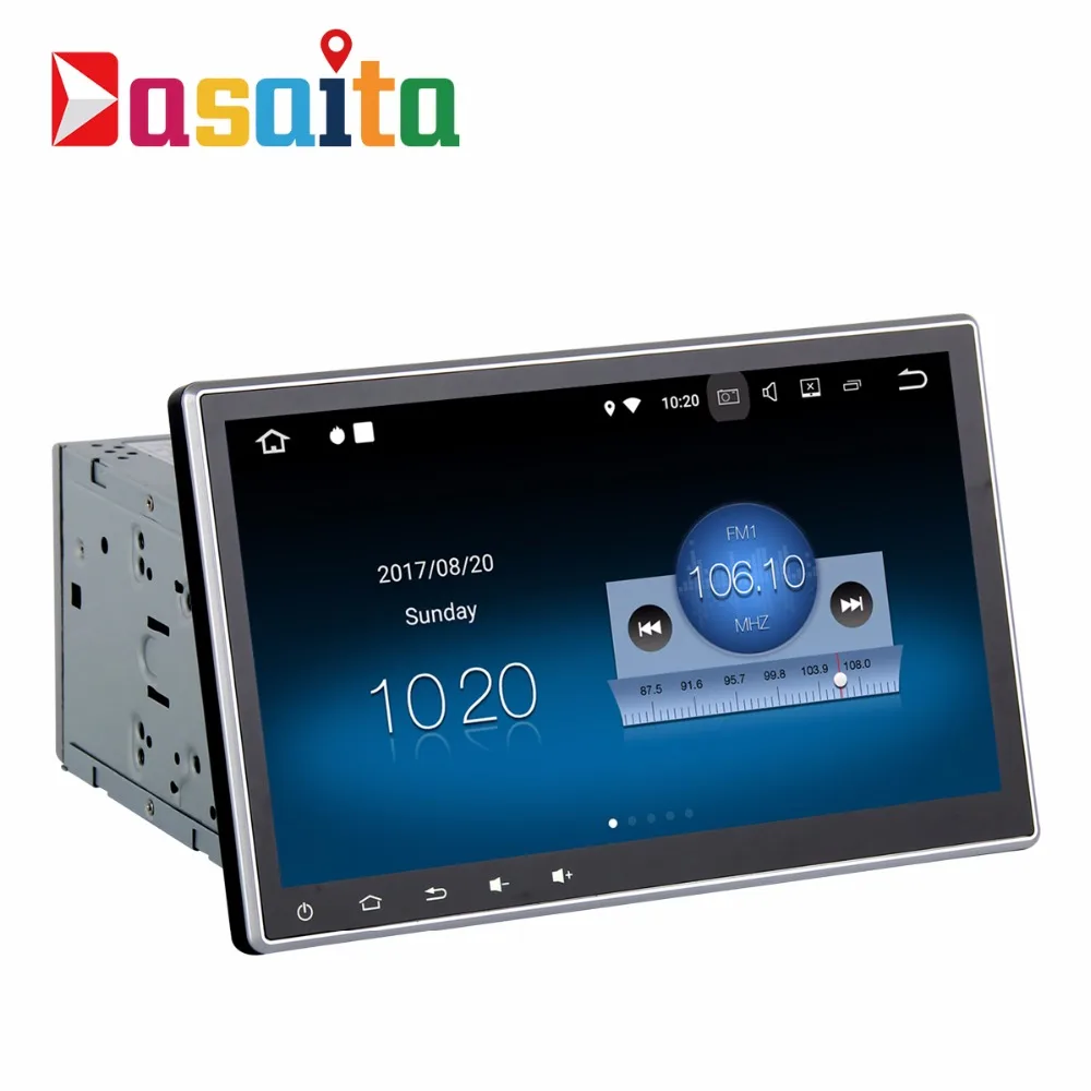Goede 2 Din Autoradio GPS Android 7.1 Afneembare Panel met 2g + 16g Quad Core Stereo Auto Multimedia HDMI fit voor Nissan Honda Toyota