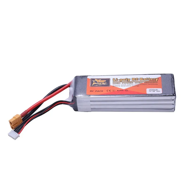 

ZOP POWER 14.8V 3500mah 4S 60C Lipo Battery XT60 Plug