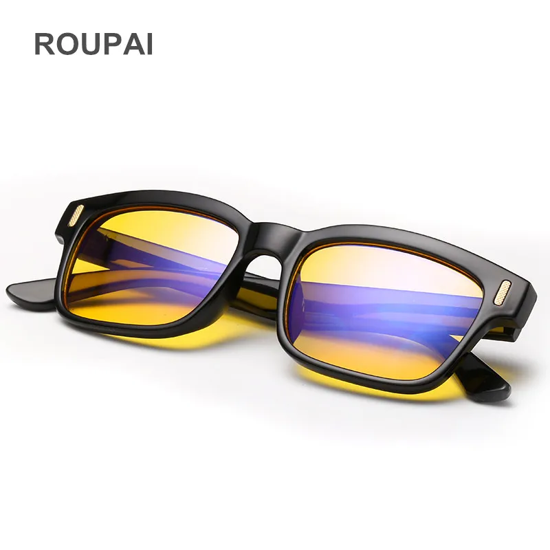 ROUPAI анти-голубой свет Компьютерные очки для Для мужчин женщин
