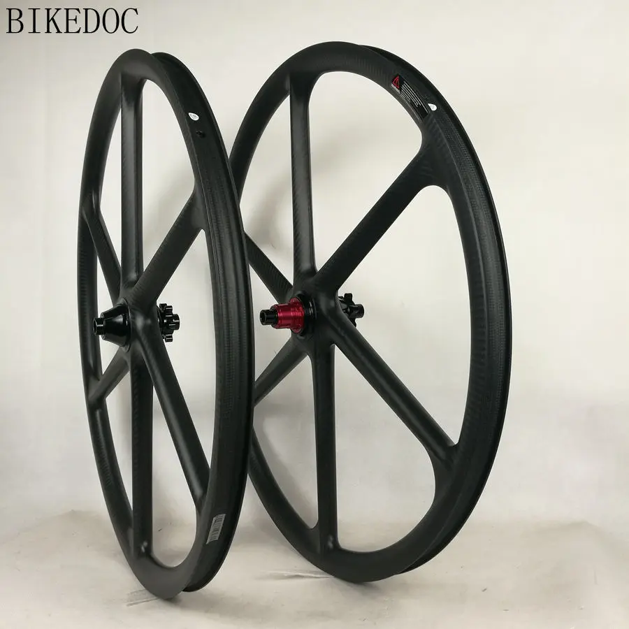 Clearance BIKEDOC 26er/27.5er/29er Carbon 6 Spoke Wheel For MTB Carbon Wheelset Ruedas Mtb Carbon Wheels 11 Clearance BIKEDOC 26er/27.5er/29er Carbon 6 Spoke Wheel For MTB Carbon Wheelset Ruedas Mtb Carbon Wheels 11