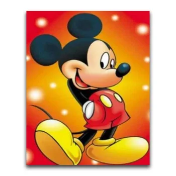 

5D full Square Diamond Embroidery Mickey mouse Diy Diamond Painting Cross Stitch cartoon Animal Home Decorative Crafts #