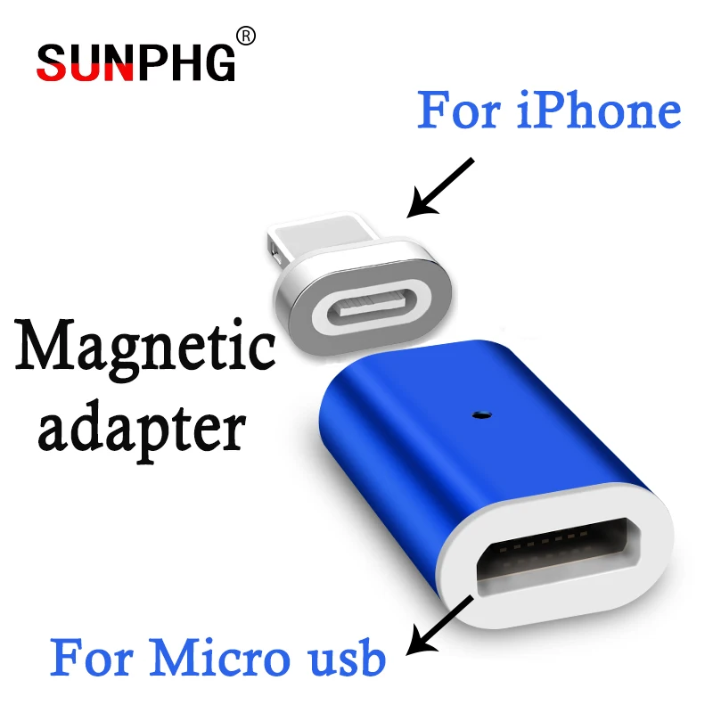 SUNPHG Micro USB Магнитный адаптер для samsung Galaxy S7 A7 телефон Зарядное устройство мини