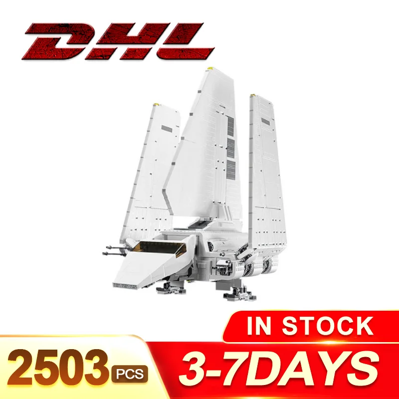 

DHL 2503Pcs Star MOC Series Compatible legoings 10212 lepined 05034 Wars Imperial Shuttle Building Blocks Brick Christmas Gifts