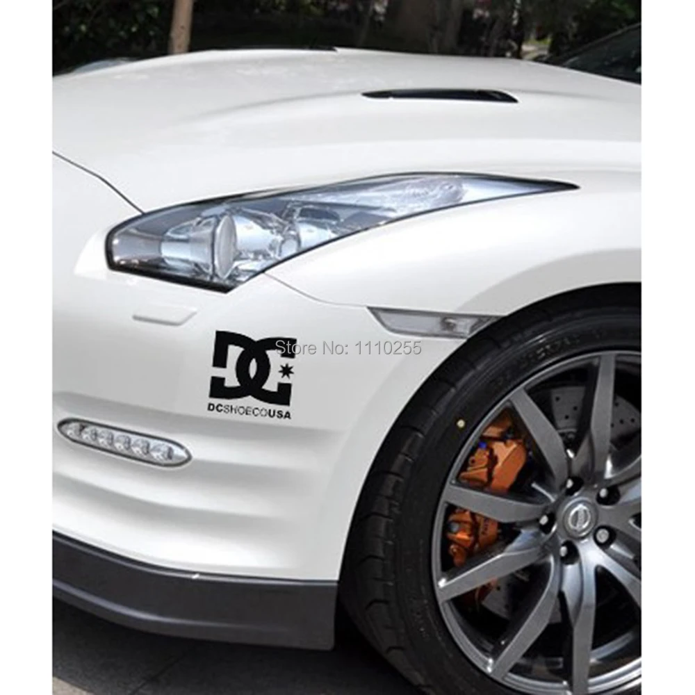 Автомобильные наклейки Aliauto Ken Block Car DCSHOECOUSA Decal 13x11 см для Toyota Ford Chevrolet Volkswagen Honda Hyundai