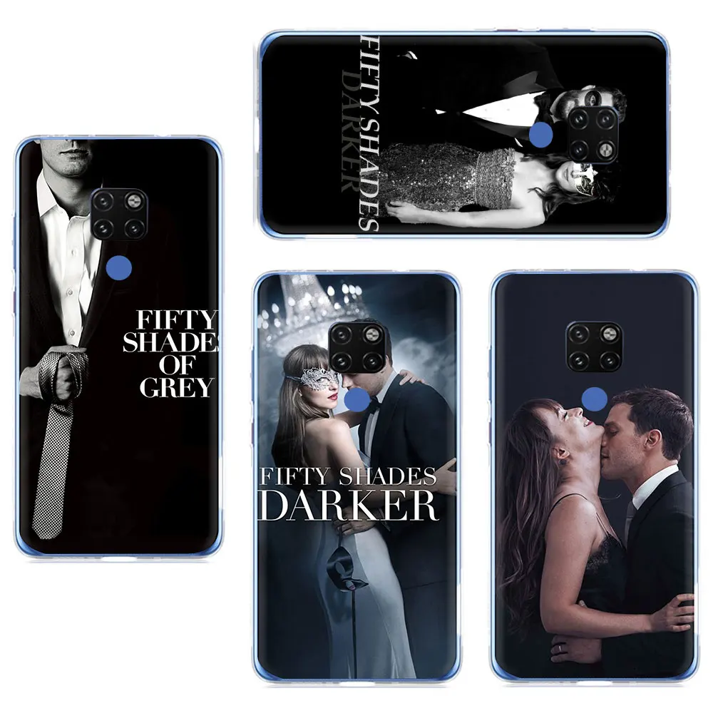 Жесткий чехол для телефона Fifty Shades Freed серого цвета 2018 Huawei Mate 10 20 30 Pro Nova2i 3i 3 5i Lite Y5 6 7
