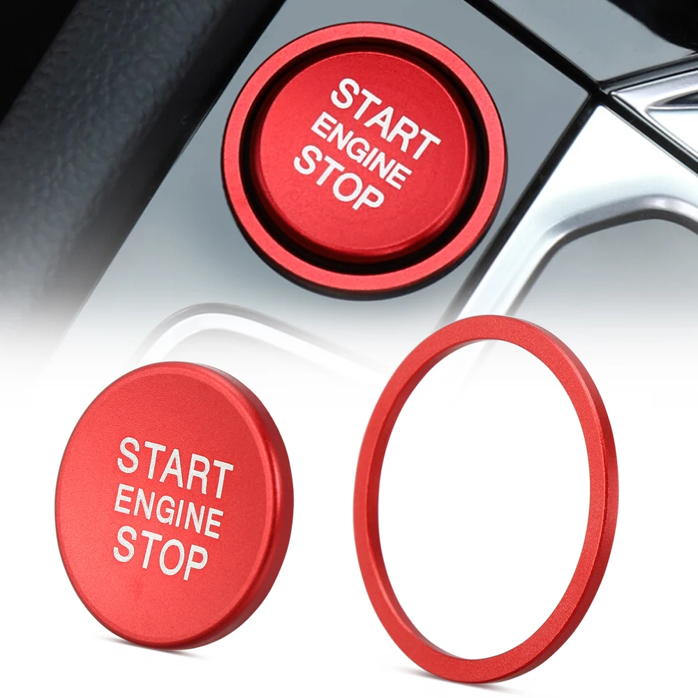 

Car Styling Stickers Engine Start Stop Ring Accessories Case For Volkswagen CC Golf GTI R MK7 For VW Passat B8 B6 B5 Cover