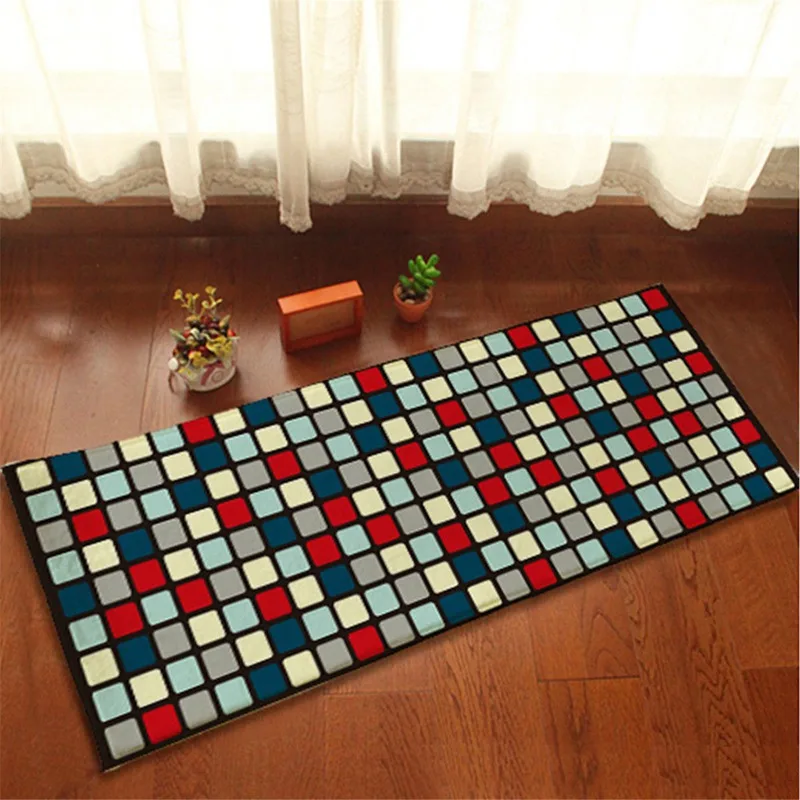 Flannel Square Bath Mat For Bathroom Rug Carpet In The bathroom And Toilet Anti Slipping Water