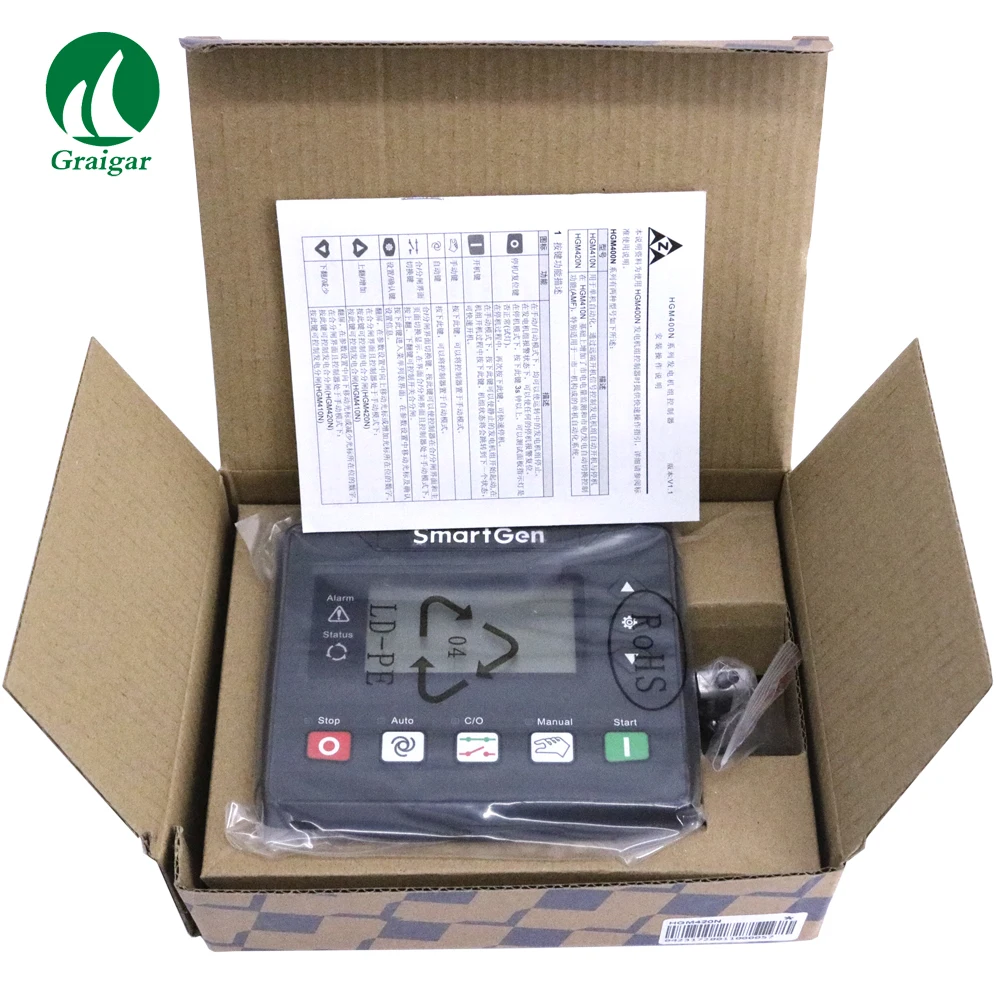 

HGM420N Diesel generator set controller auto start genset electronic smartgen universal LCD display remote board controller