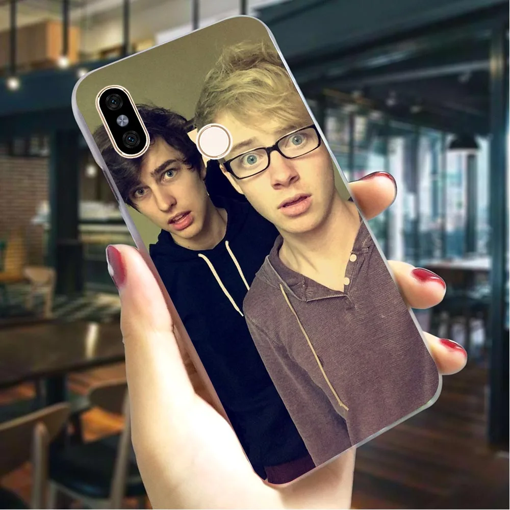 

Hard Case for Mi A2 Lite Sam and Colby Cover for Xiaomi A2 Lite Mi Cover A1 6 8 F1 Back Skin Fashion