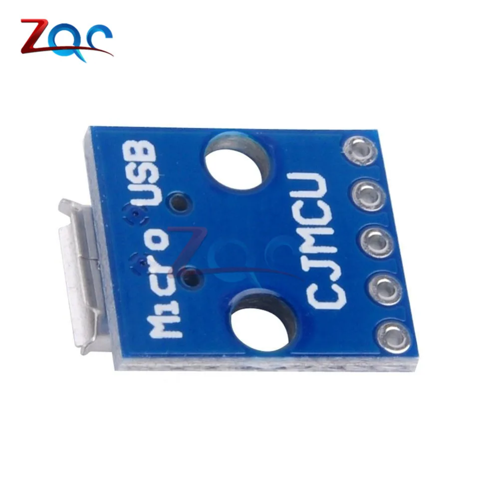 5 шт. CJMCU микро USB плата адаптер питания разъем 5 в коммутационный модуль интерфейса с контактом для Arduino