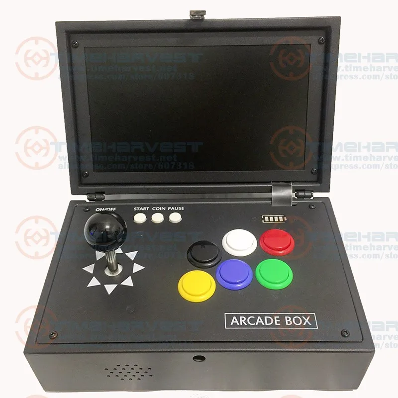 Pandora box Portable Aracde Console 10 inch LCD Monitor Screen Video Game Console 10000 in 1 Portable Mini Arcade Game Machine