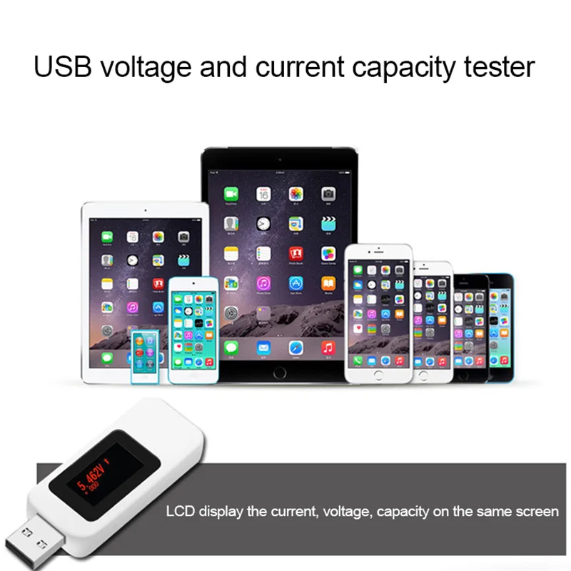 Newest 4-30V USB Tester Charger Power Battery Capacity Tester Voltage Current Meter